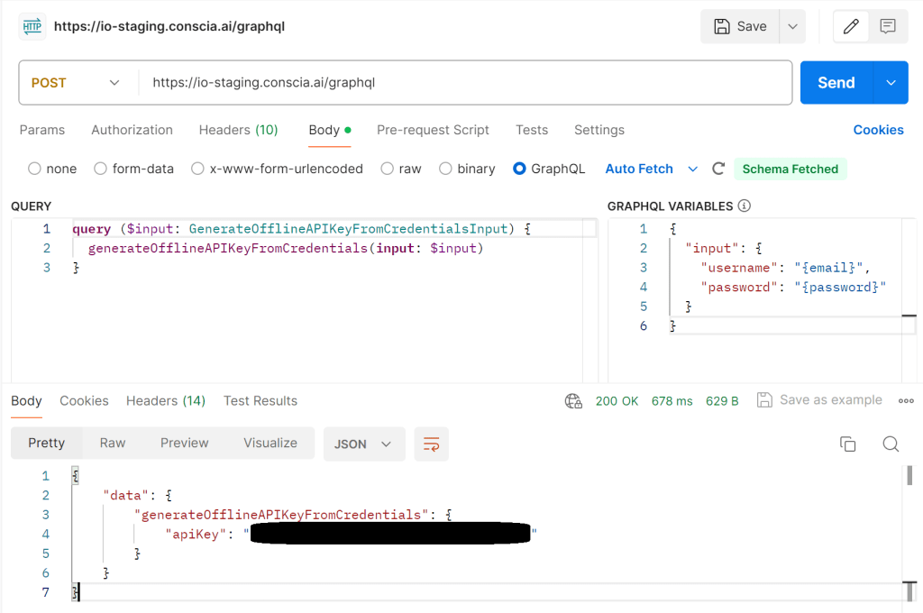 DX Graph Credentials Postman Screen Shot