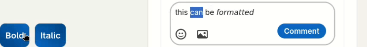 -Format Text in LinkedIn Posts and&nbsp;Comments