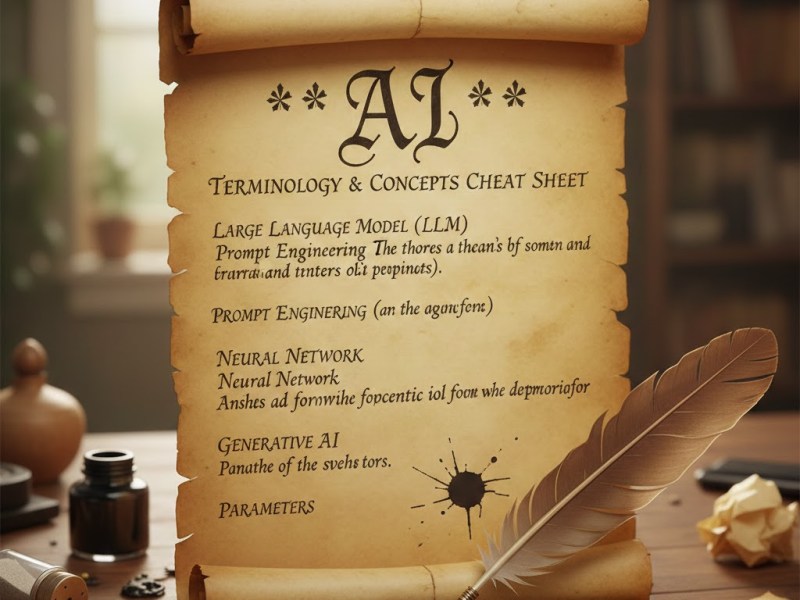-AI Terminology and Concepts Cheat&nbsp;Sheet